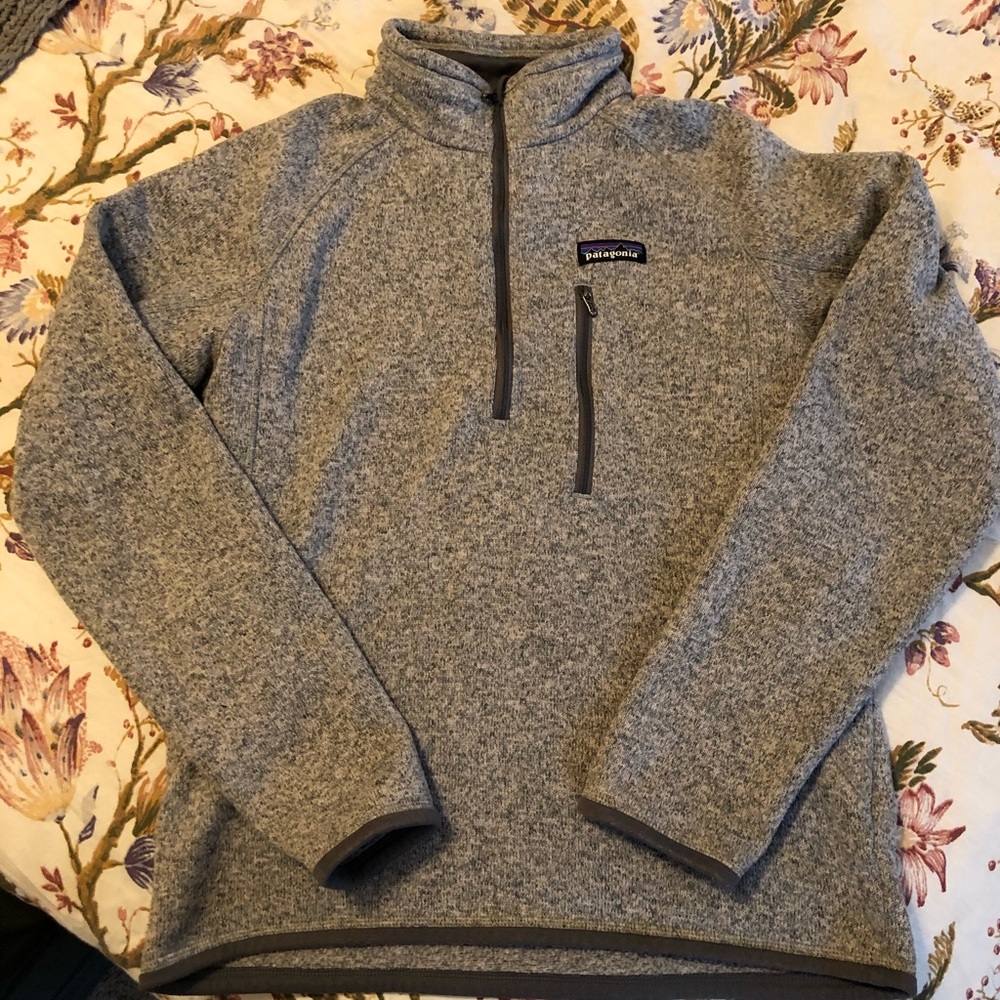 Grey Patagonia Quarter Zip